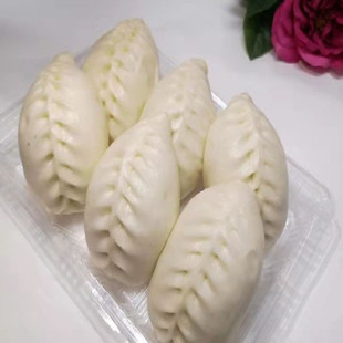 上海特色老味道 光明邨黑洋酥黑洋沙中小包子6个/盒 早餐面食速食