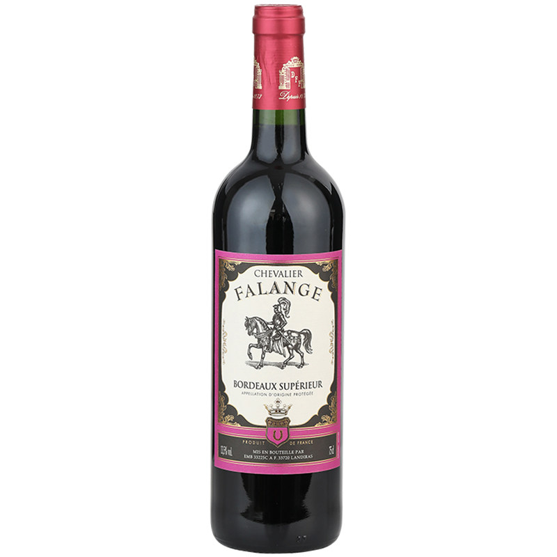 法国红酒法兰克骑士波尔多干红葡萄酒 Bordeaux Superieur