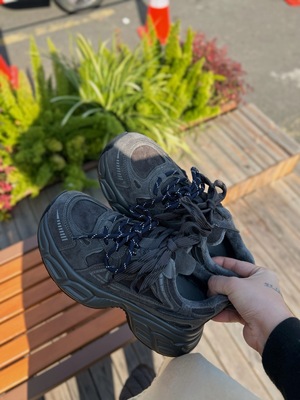 真皮厚底增高老爹鞋女2025新款百搭系带时尚休闲舒适休闲运动鞋潮