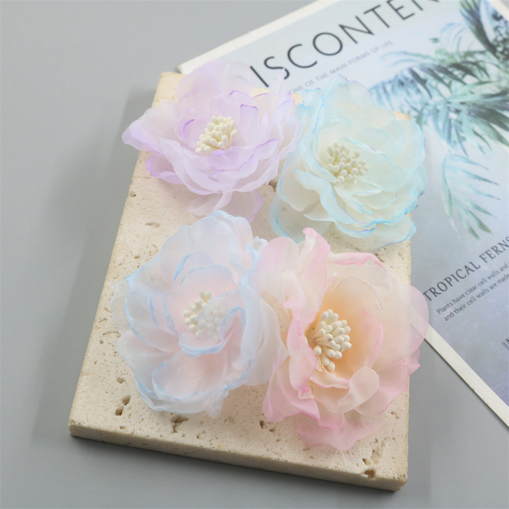 超仙烧边欧根纱海棠花 仿真花 假花 diy头饰婚纱鞋帽服饰辅料配件,家居饰品,仿真花/假花,淘宝优惠券,粉丝福利购,淘宝优惠卷