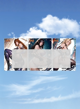 火影玫瑰COS对魔忍 纲手夕日红照美冥 御姐熟女组3张 彩闪63*88mm