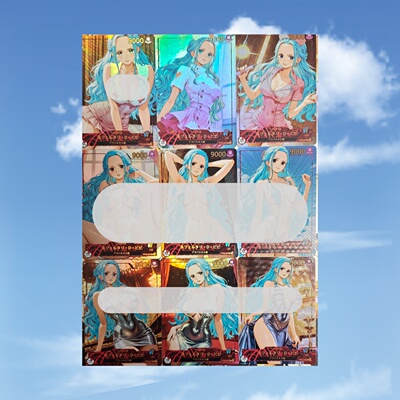 opcg自制  薇薇公主の华丽变装秀  一组9张 折光彩闪63*88mm