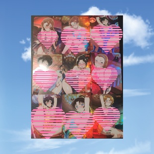 名侦探柯南夜店 毛利兰园子妃英理工藤有希子 9张折光彩闪63*88mm