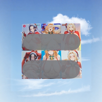 OP罗宾火影纲手死神松本乱菊 圣诞大雷篇 3张折光彩闪63*88mm