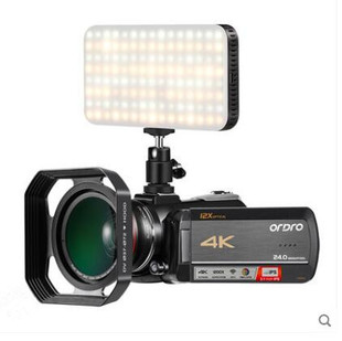 Ordro/欧达 AC5PLUS智能4K高清摄像机DV12倍6轴光学变焦防抖专业