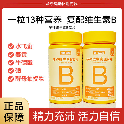 诺特兰德维生素b族咀嚼片72粒