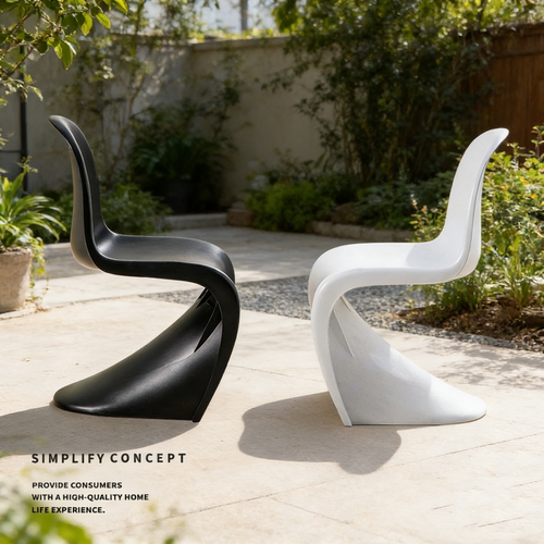 潘东椅餐椅网红加厚塑料椅子