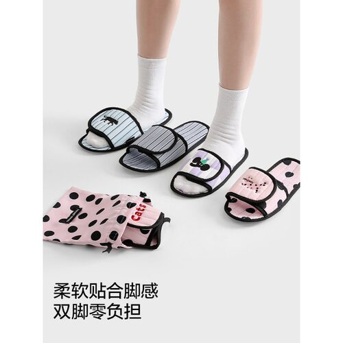 口袋旅行女男折叠防滑软底凉拖