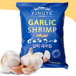 韩国进口FINUTE趣莱福82g蒜味虾片蟹味虾片玉米片蜂蜜奶酪三角块