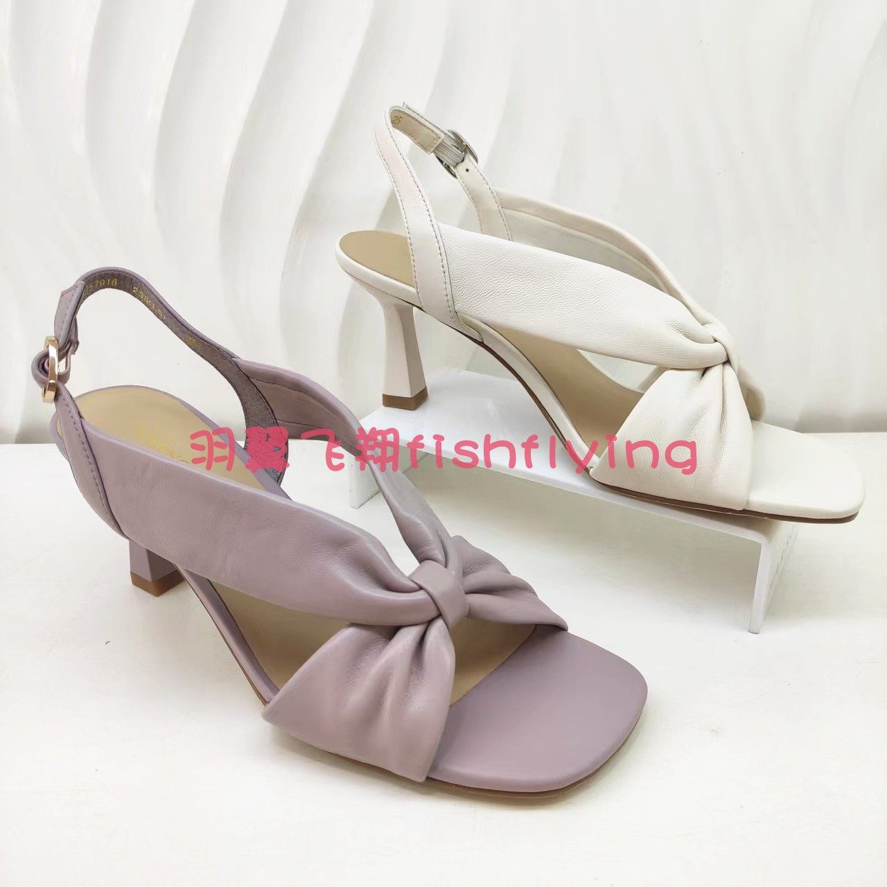 HM257916哈森专柜正品细高跟白色2025夏季新百搭后空交叉带女凉鞋