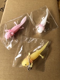 新奇特玩具减压发泄挤压捏捏乐TPR 蝾螈娃娃鱼拉升玩具