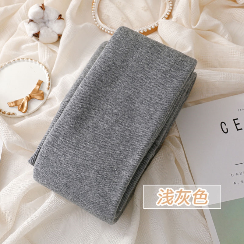 韩国奶咖啡色连裤袜女秋冬新款加厚加绒烟灰色打底裤深灰色踩脚袜