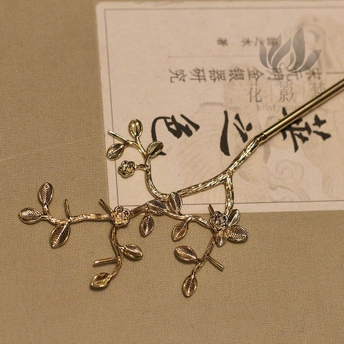 汉服饰品手工头饰桂花树枝发簪