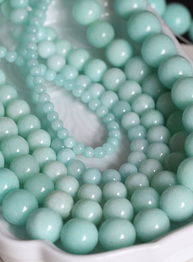 花影梦DIY饰品材料项链手链半成品散珠*亚马逊圆珠散珠手工配件