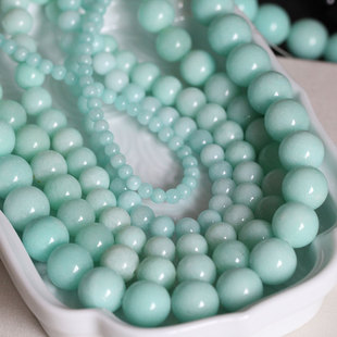 花影梦DIY饰品材料项链手链半成品散珠*亚马逊圆珠散珠手工配件