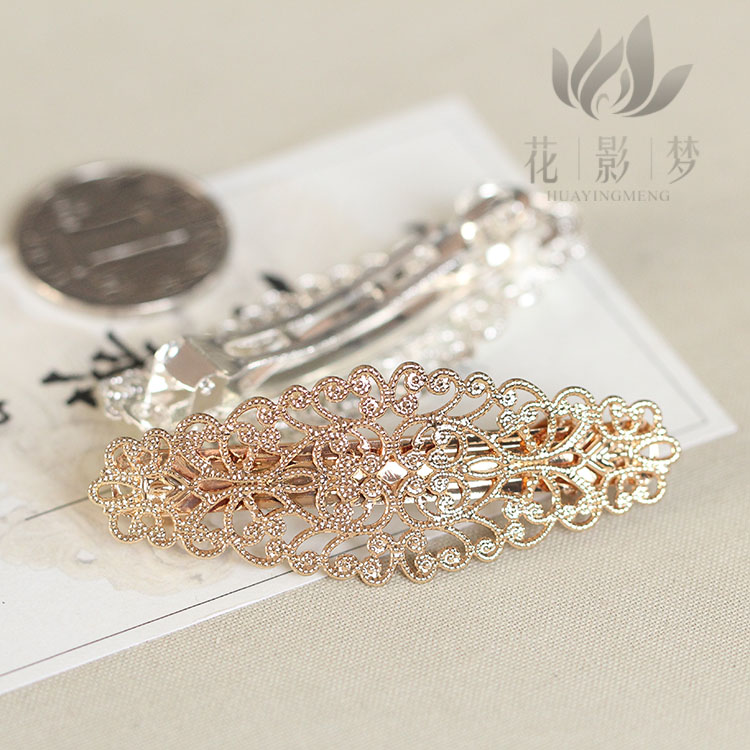 diy古风发簪饰品弹簧夹