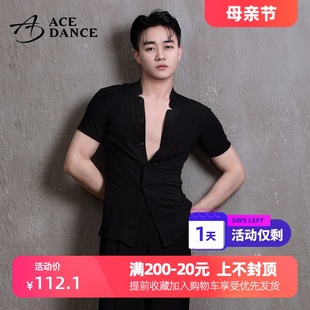 短长袖 ACEdance瑰意成人男拉丁舞春夏设计款 男士 衬衫 练功服SY186