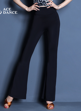 ACEdance拉丁舞女成人鲨鱼裤高腰喇叭设计款舞裤国标舞班服DA301