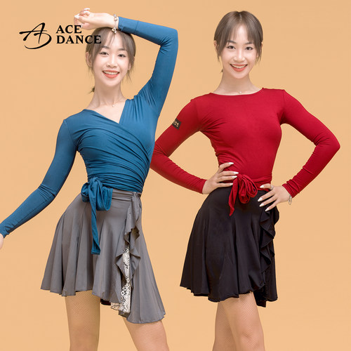 ACE瑰意前后两穿拉丁舞上衣SY160