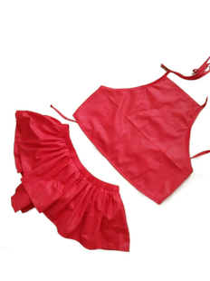 椒北衣韵男装夏红装肚兜性感情趣套装内衣短裤花边裙裤内裤衩头