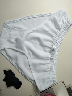 椒北衣韵男装 衩子头 夏透气凉爽棉绸无弹力包臀松紧中低腰三角内裤