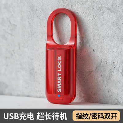 跨境智能指纹密码箱锁