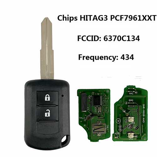 适用2024三菱Eclipse直板钥匙HITAG3 PCF7961XXT MIT11R 6370C134