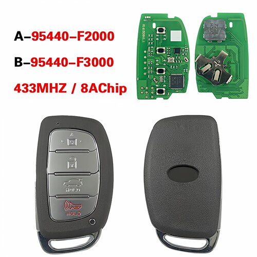 适用现代伊兰特智能卡CQOFD00120 95440-F2000/F3000 8A 433mhz