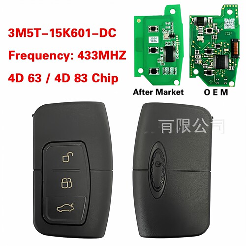 适用福特猪腰子 福克斯制胜智能卡3M5T-15K601-DC 433MHz 1698112