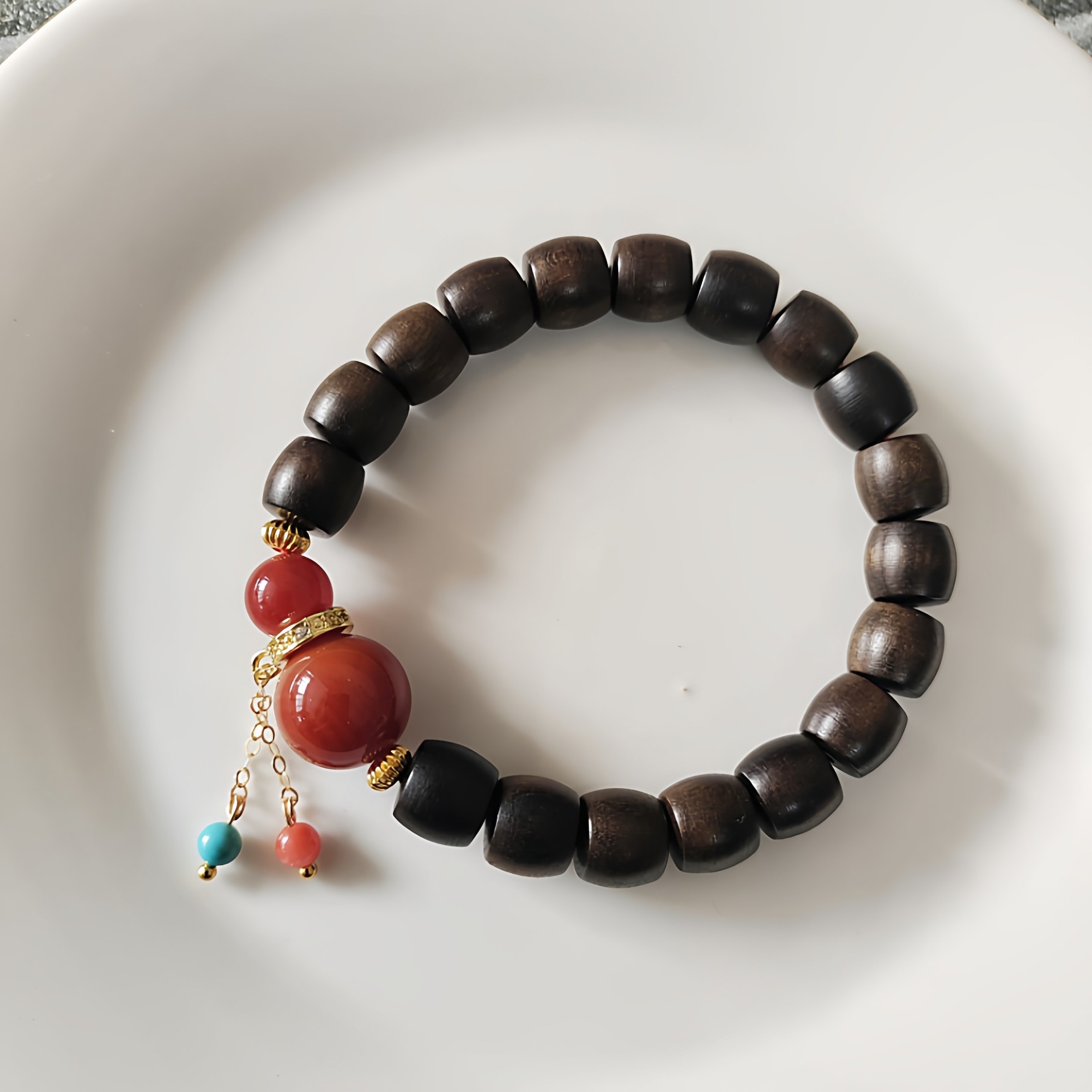 天然莺歌绿奇楠沉香桶珠南红玛瑙葫芦手串手链国风新中式汉服配饰,饰品/流行首饰/时尚饰品新,沉香,淘宝优惠券,粉丝福利购,淘宝优惠卷