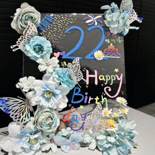 520情人节礼物手工diy蝴蝶永生花亚克力相框立牌材料包生日礼物