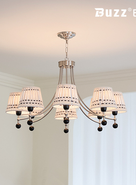 中古风手工编织棉线客厅吊灯卧室主灯设计师高级感大平层餐厅吊灯