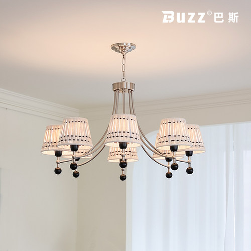 巴斯照明中古风手工编织客厅吊灯