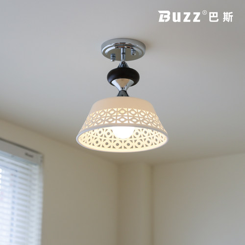 中古风陶瓷走廊过道灯