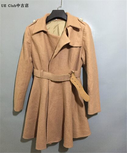 vintage日本古着驼色毛呢外套