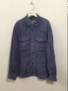 原 意大利古着Arm@ni 价¥188 印度制 Exchange衬衫 vintage