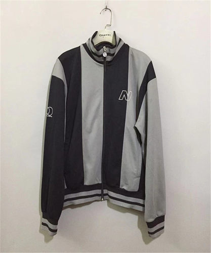 【原 价¥168】vintage  美国古着New Bal@nce百年版拼色立领夹克