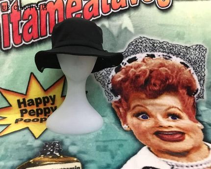 【原 价¥178】vintage  美国纽约古着Ch@mpion黑色两用渔夫帽