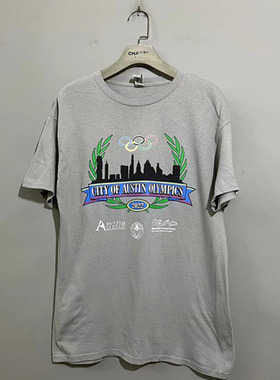 【上新价78】vintage 尼加拉瓜制  加拿大古着G1LDAN无缝桶织体恤