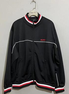 【全新品799】 vintage  美国古着XLARGE黑色立领直拉夹克
