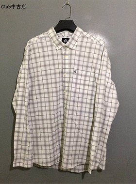 【原 价¥138】vintage 孟加拉国制  澳洲古着Quiks1lver方格衬衫
