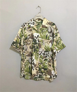 日本制古着WATER vintage 价¥148 BACK植物印染垂感衬衫 原