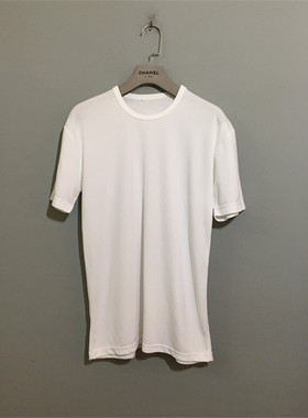 【原 价¥58】vintage  日本古着白色修身速干体恤
