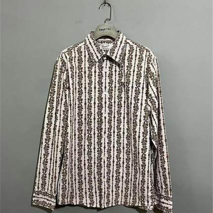 【上新价178】vintage  美国古着Muns1ngwear企鹅牌植物图腾衬衫