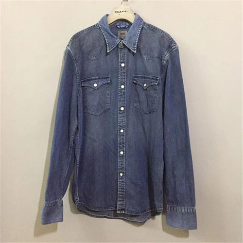 【原 价¥168】vintage 斯里兰卡制  美国古着LEV1'S双袋牛仔衬衫