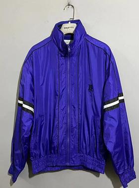 【上新价¥158】vintage 韩国制古着BEAT CLUB可收纳风帽紫色夹克