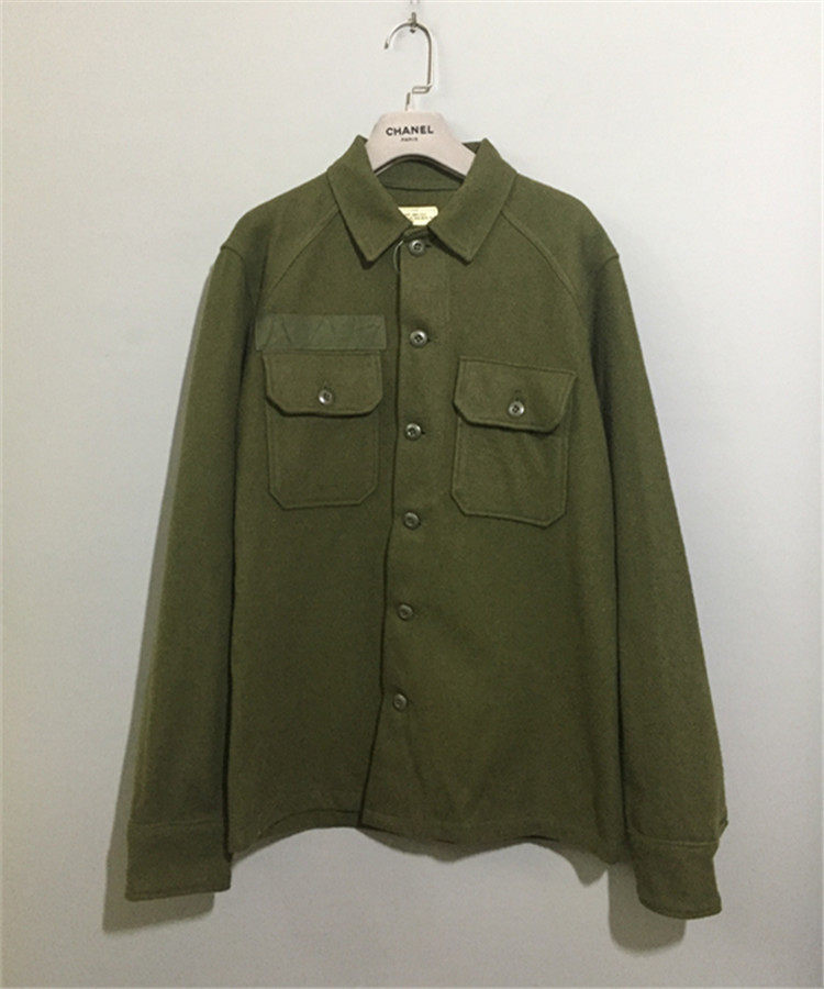 【SOLD OUT】vintage  日本古着U.S.ARMY公发军版羊毛尼龙衬衫