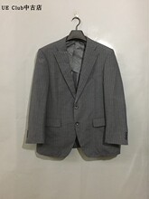 【原 价¥178】vintage  日本古着CHRISTIAN ORANI暗色细条纹西服