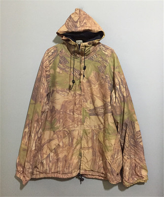 美国老牌WALLS树枝纹连帽风衣