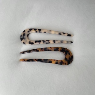 u型发簪高级感日常通勤简单大气盘发神器簪子头饰发量多韩国进口